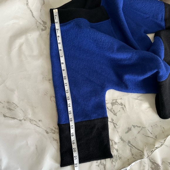 Color block Asymmetrical 100% wool sweater cardigan (NWOT) - Picture 7 of 7